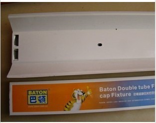 巴顿双罩日光灯支架 专业工程照明之选